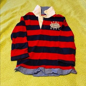 Red & Blue Striped Shirt